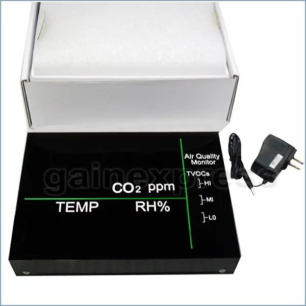 M0198158 Wall Mount Smart Led Display Co2, Voc, Temperature & Rh Monitor Made In Taiwan (Fb) 2
