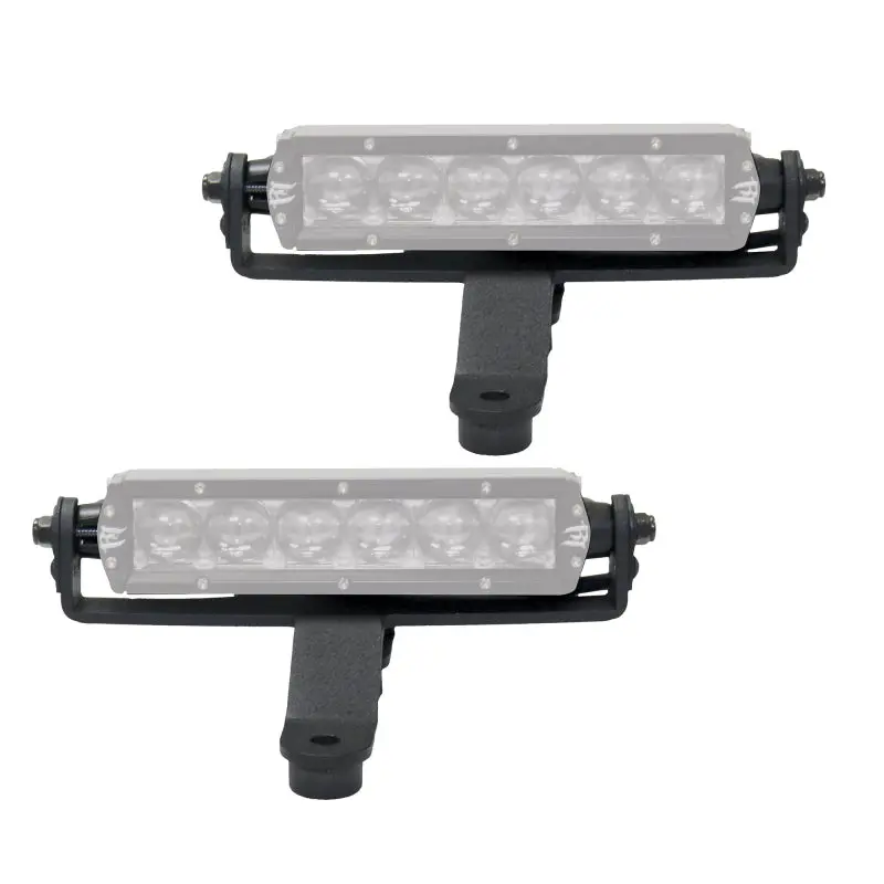 Hood Hinge Light Mounts For Jeep Jl/Jt - 6" Single Row Led Light Bars 1