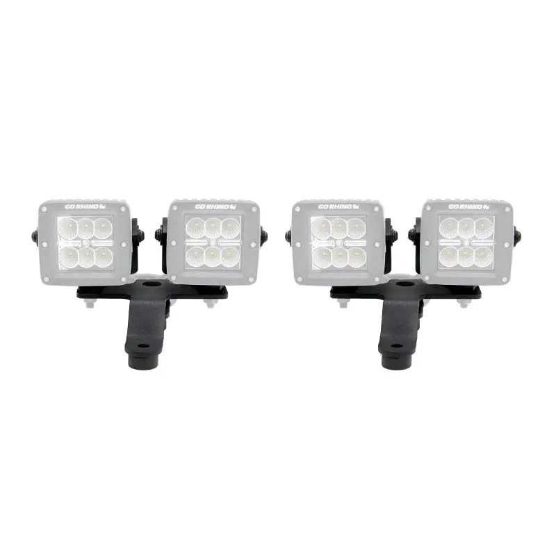 Windshield Cowl Light Mounts For Jeep Jl/Jt - Dual 3X3 Cubes 1