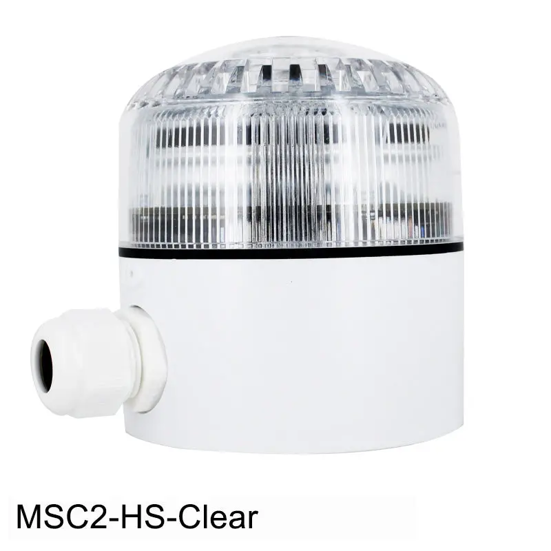 Multi-Gas Fixed Safety System Alarm Horn Strobe (Clear Lens) 1