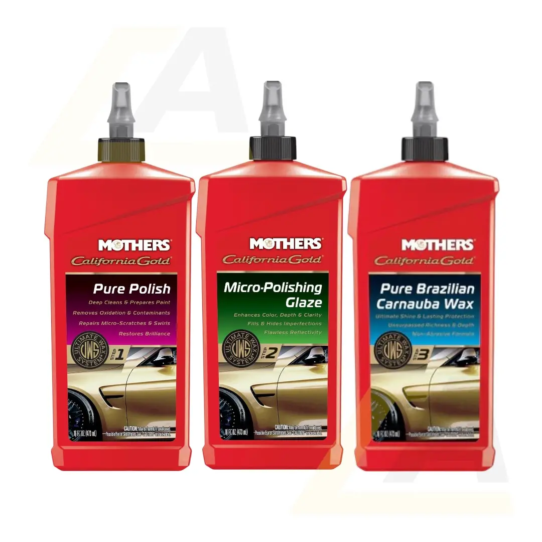 Mothers Ultimate Wax System Combo (W/Liquid Wax) 1