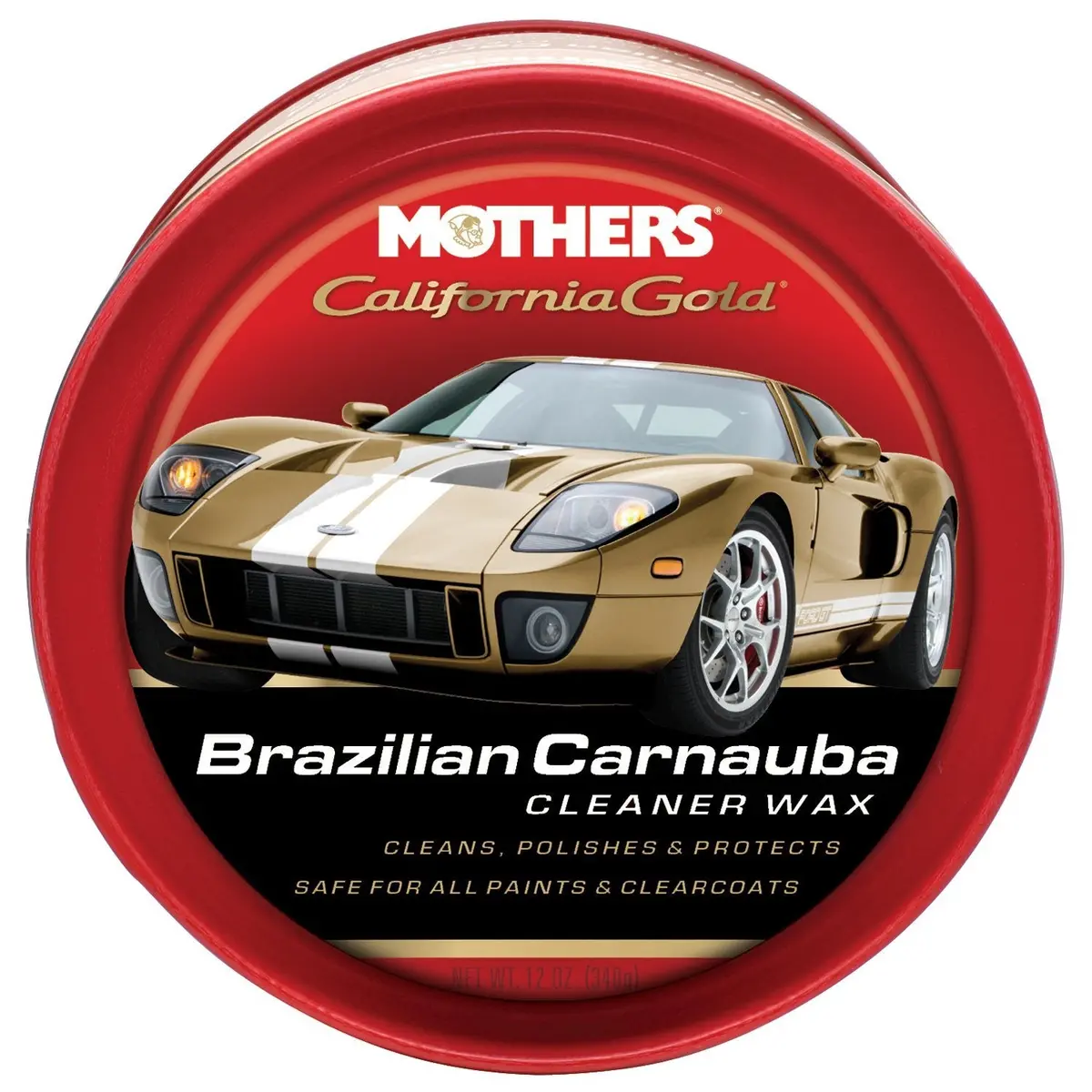 Mothers Brazilian Carnauba Cleaner Paste Wax (12Oz.) 1