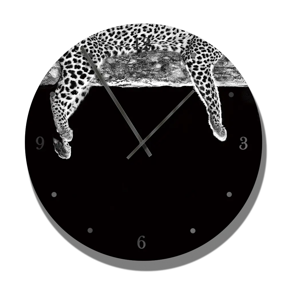 Printwild Clock With Moods Leopard 1