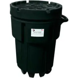 Black Diamond 95-Gal Wheeled Poly-Spillpack, Universal, Black 1