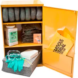 Wall Mount Spill Containment Cabinet, X-Large, 24"W X 12"D X 35"H, Universal 1