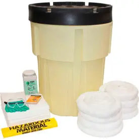 Enpac® 65 Gallon Spillpack Spill Kit, Oil Only, Easy-Off Lid, Yellow, 1462-Ye 1