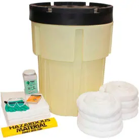 Enpac® 95 Gallon Spillpack Spill Kit, Oil Only, Easy-Off Lid, Yellow, 1492-Ye 1