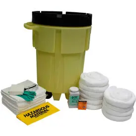 Enpac® 95 Gallon Wheeled Spillpack Spill Kit, Oil Only, Yellow, 1499-Ye 1