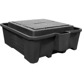 Enpac® Black Diamond Ibc Containment Pallet 5469-Bd With No Drain - 3000 Lb. Capacity 1