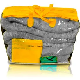 Spilfyter® Grab & Go ® Universal Zipper Bag Spill Kit (Absorbs Up To 5 Gal) 1