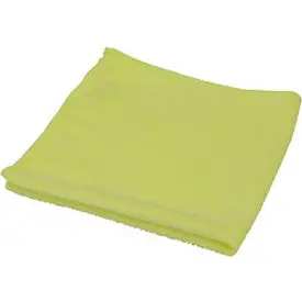 O-Cedar Commercial Maxiplus® Microfiber Polishing Cloths, Yellow - 6068-180 1