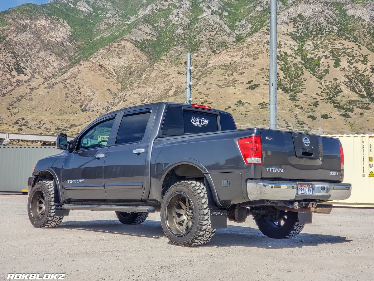 Nissan Titan 2004-2015 Step Back Mud Flaps 1