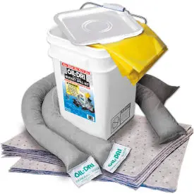 Oil-Dri® Universal Bucket Spill Kit, 5 Gallon Capacity Minimum Of 5 1