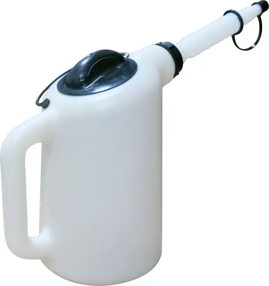 Economy Grade Oil Container With Spout And Cap, 6 Qt 1