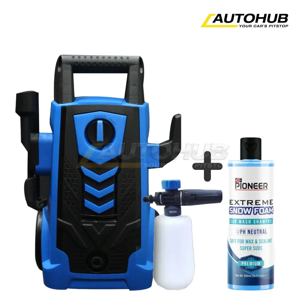 Pioneer P1 Premium With Foam Lance & Shampoo (105Bar) 1