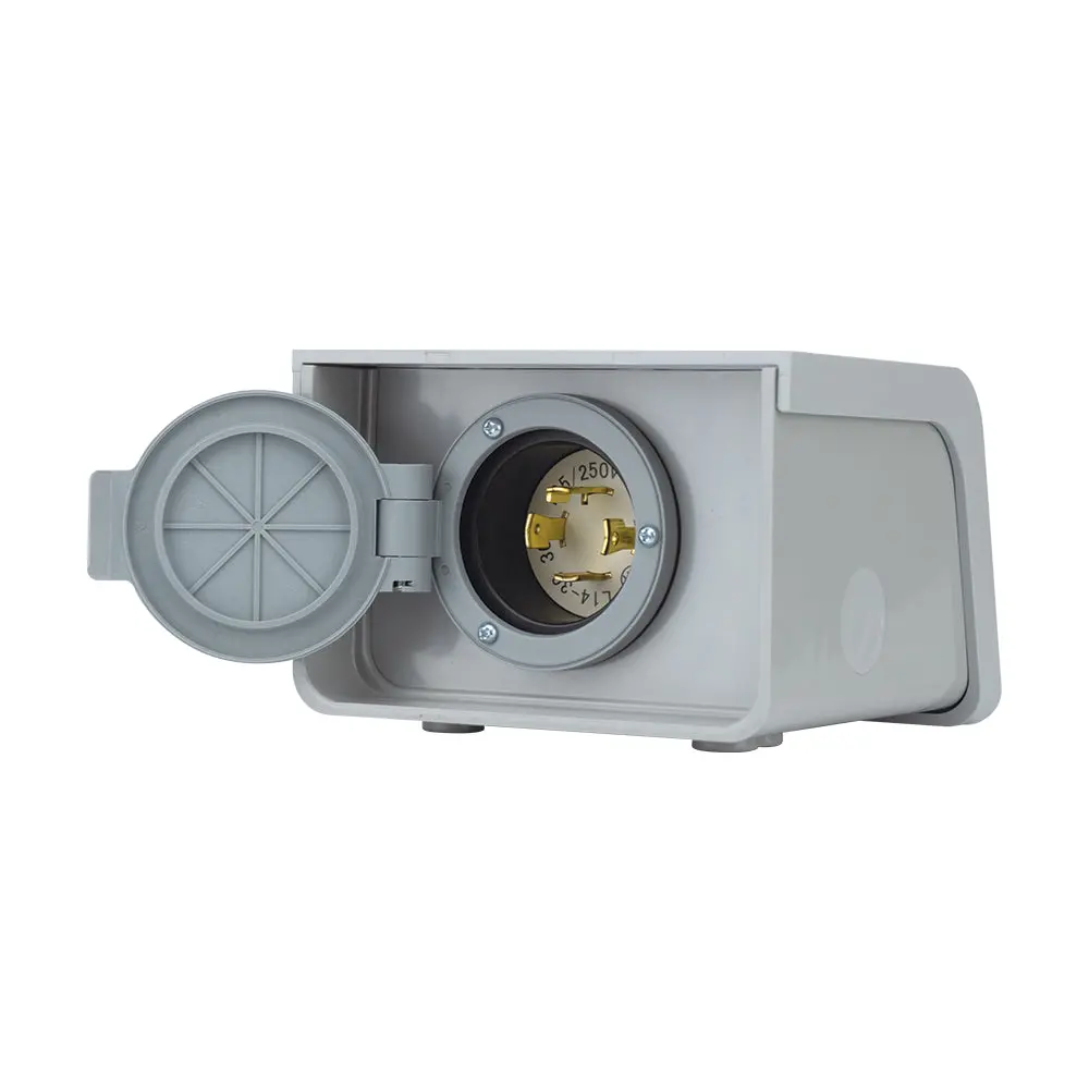 Reliance Pbn30 30 Amp Nema Non-Metallic Power Inlet Box W/ L1430 Configuration 1