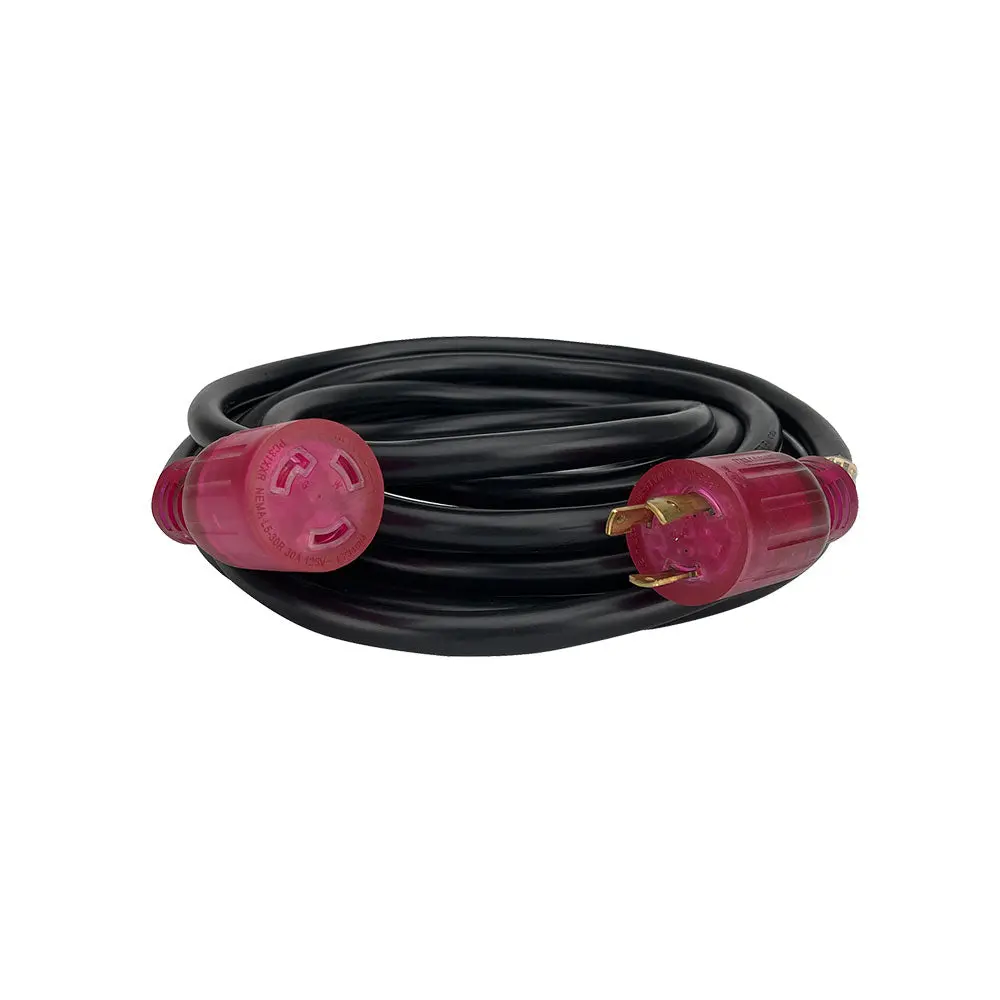 Reliance Pc3110m 10' 30 Amp 120V 3 Prong Generator Power Cord W/ Molded Ends 1