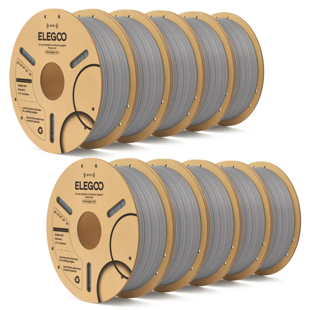 Pla (Rfid) Filament Grey 10 Kg 1