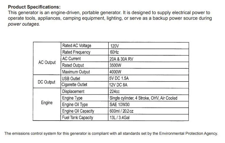 Powermax 4500W Inverter Generator 2