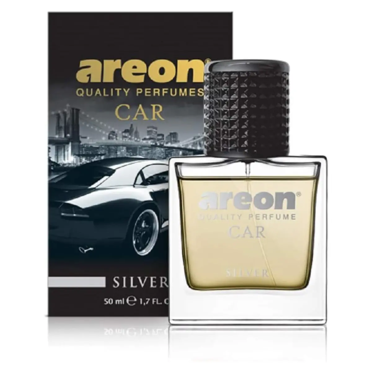 Areon Perfume Box Silver 50Ml 1