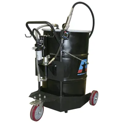 Portable, Air-Operated Oil Pump Package For 55-Gallon Drum Tim-730 1