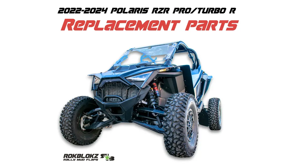 Polaris Rzr Pro R & Turbo R 2022-2024 Replacement Accents & Trailing Arm Flaps 1