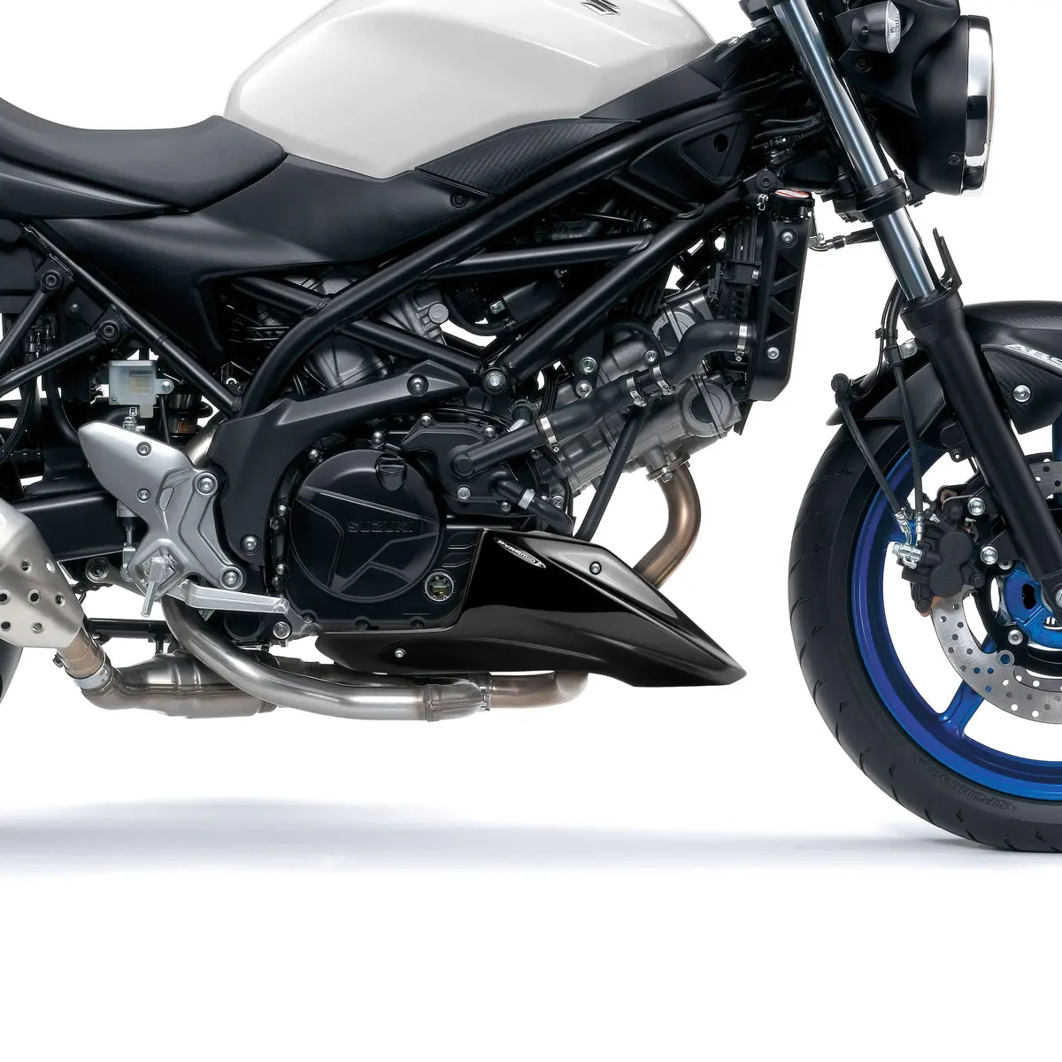 Suzuki Sv650 2016 -2025 Grp Belly Pan Spoiler Gloss Black Finish By Pyramid 1