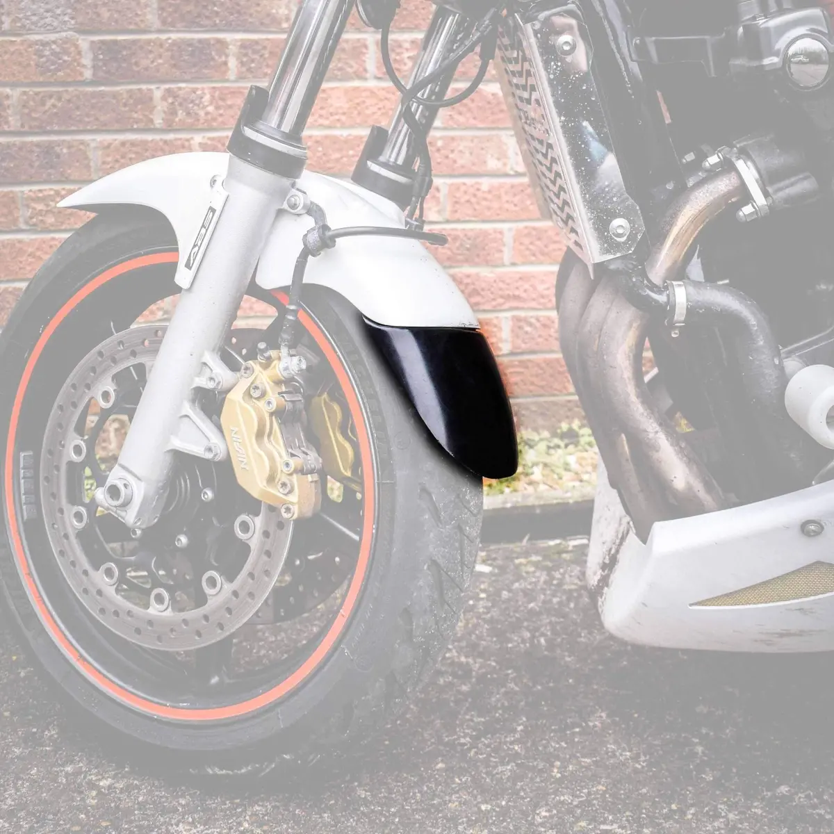 Honda Cbf 500 2004-2008 Matte Black Extenda Fenda By Pyramid 1