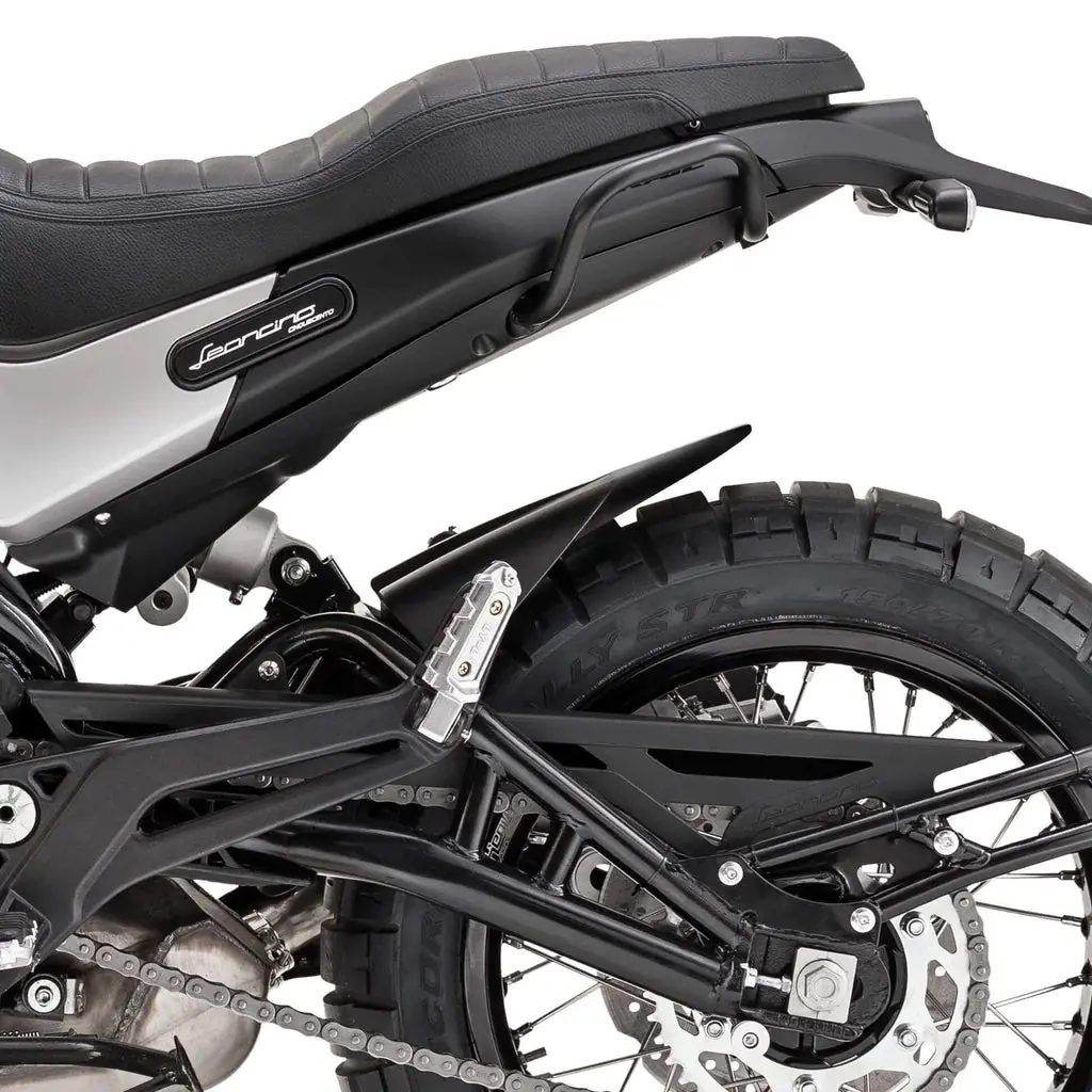 Benelli Leoncino 500 2015 > Abs Rear Hugger Fender Extension Stick Fit 1
