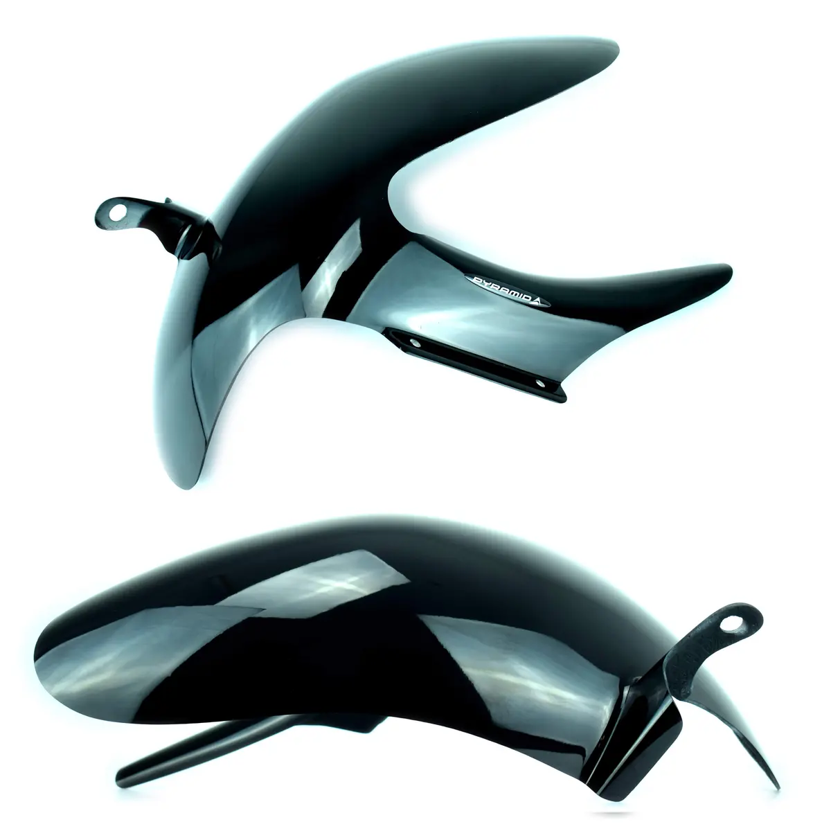 Kawasaki Er-6F  2006-2008 Gloss Black Hugger By Pyramid Plastics. 1