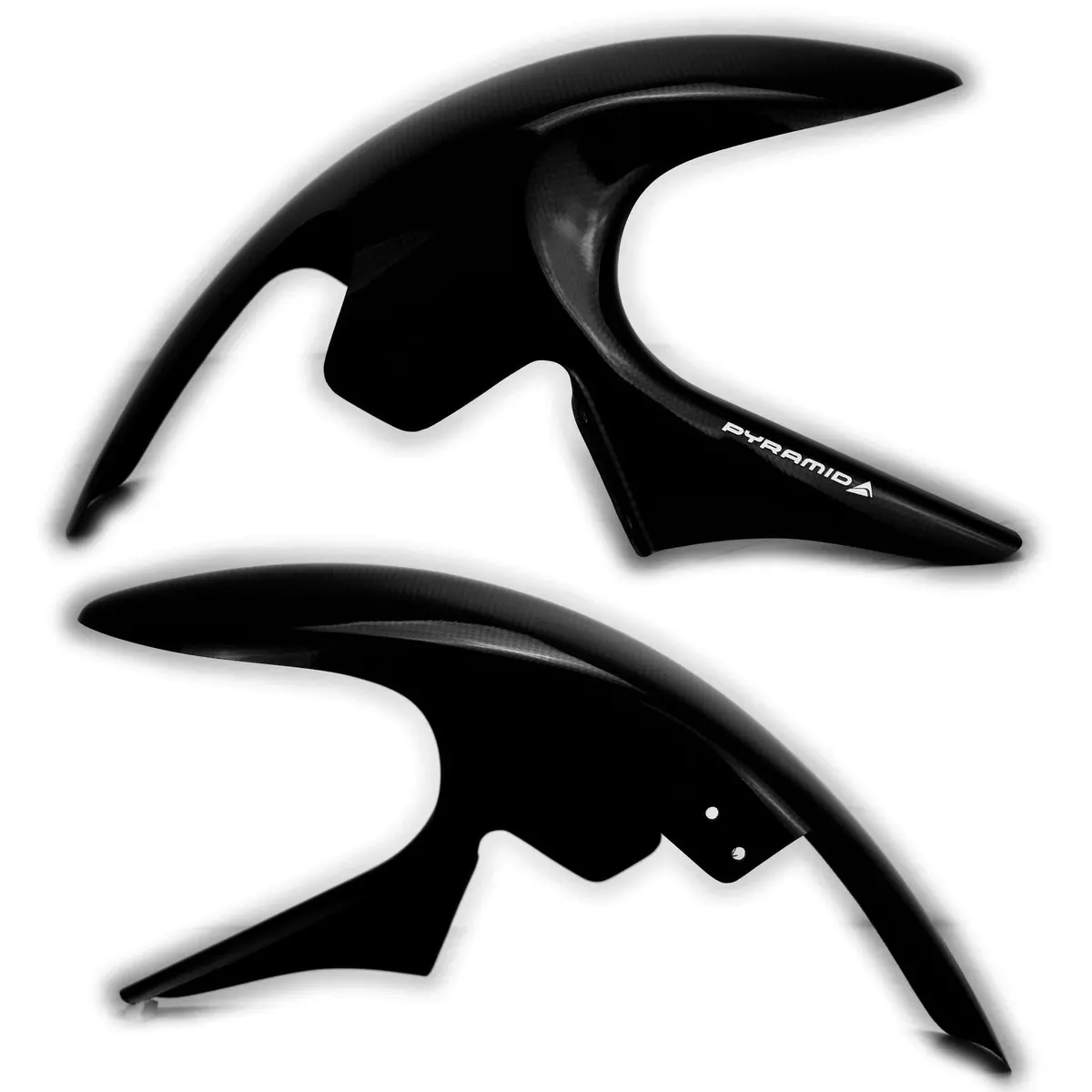 Suzuki  Gsx-R 750 2000-2003  Gloss Black Hugger By Pyramid Plastics 1