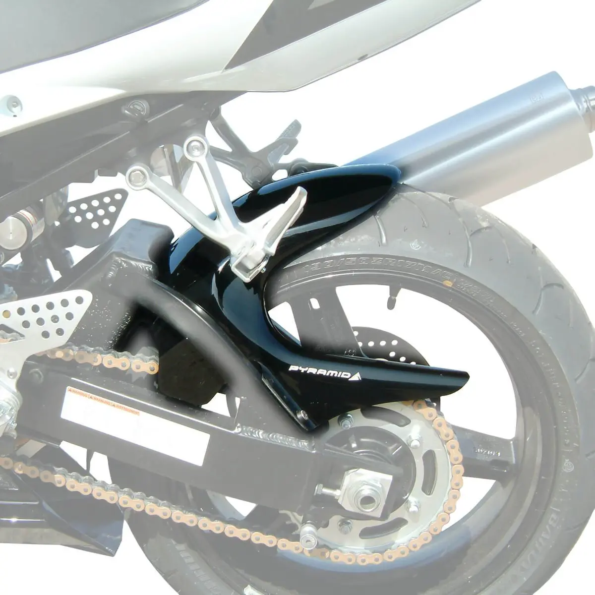Suzuki Gsx-R 1000 2003-2004 Gloss Black Hugger By Pyramid Plastics 2