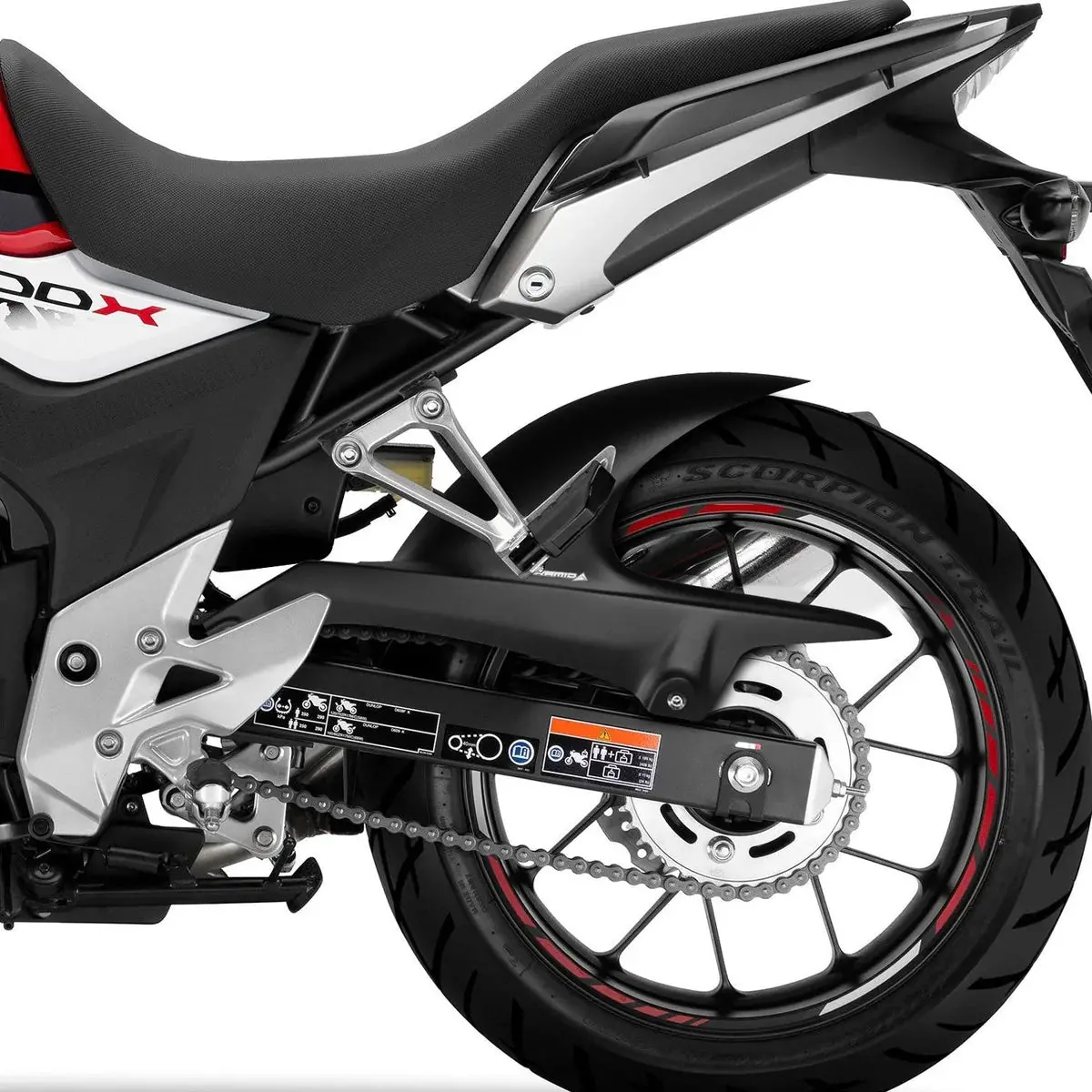 To Fit Honda Cb500 F  2019-2021  Matt Black Rear Wheel Hugger By Pyramid 1