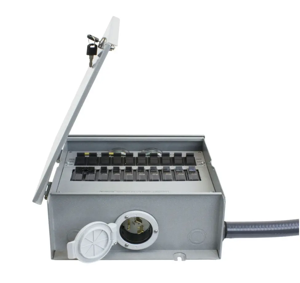 Reliance R510a 120/240V 50 Amp 10 Circuit Pro/Tran-2 Outdoor Transfer Switch 2