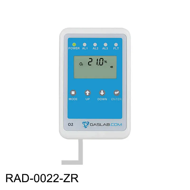 Oxygen Deficiency & Enrichment Alarm Display Add-On 1