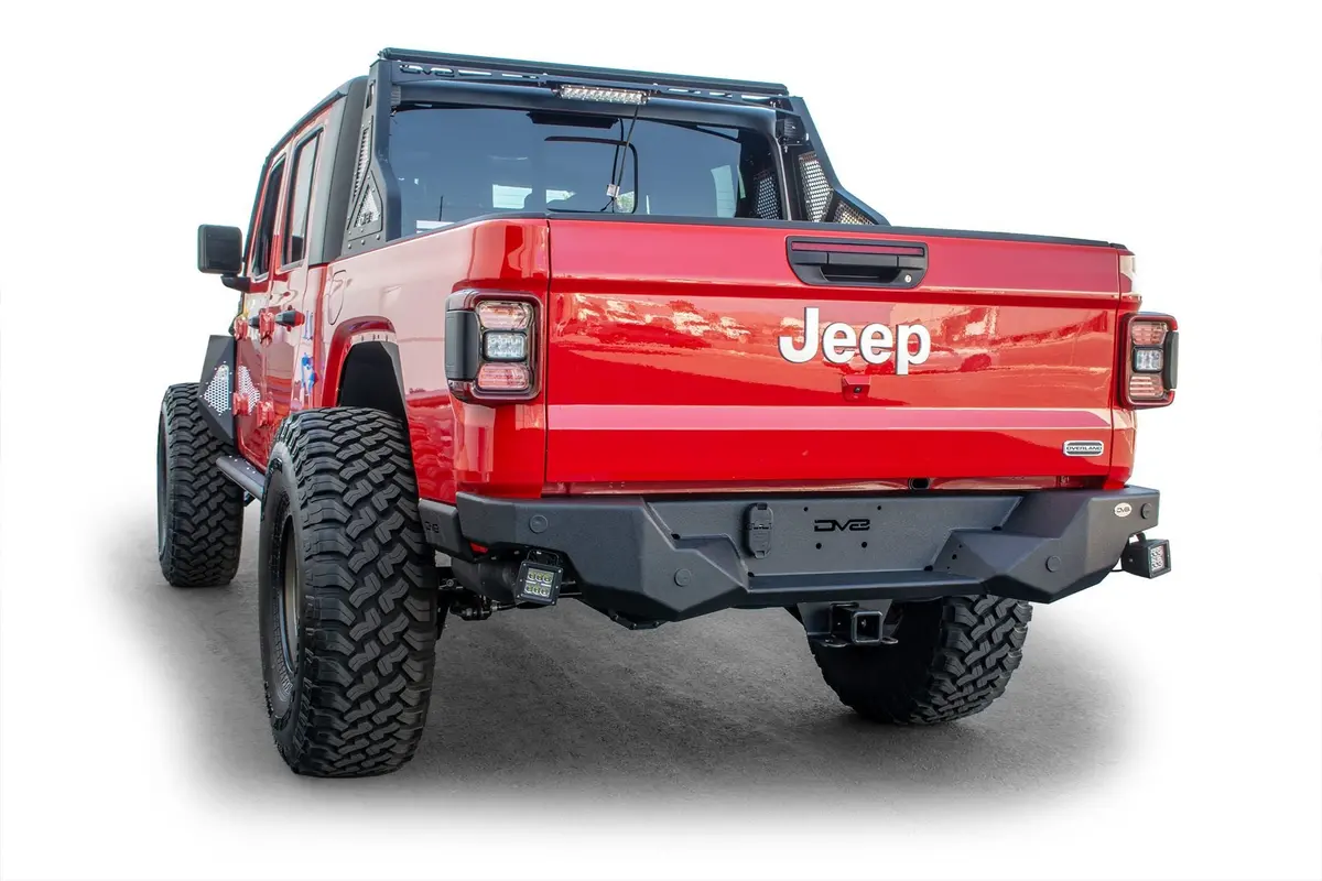 Dv8 Offroad Rbgl-04 High Clearance Rear Bumper For 20-21 Jeep Gladiator Jt 2