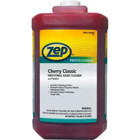 Zep Professional Cherry Classic Industrial Hand Cleaner W/ Pumice, 4 Gal. Bottles - 1046473 1