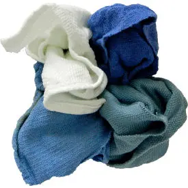 Pro-Clean Basics Sanitized Anti-Bacterial Woven Wiping Cloth Rags, Assorted Colors, 1 Lb. - 99830 1
