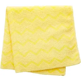 Rubbermaid® Hygen™ Microfiber Cloth, 16 X 16, Yellow 1