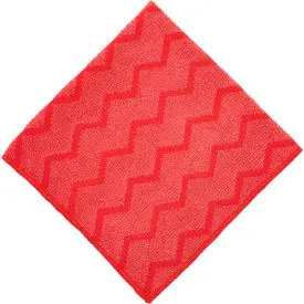 Rubbermaid® Hygen™ Microfiber Cloth, 16 X 16, Red 1