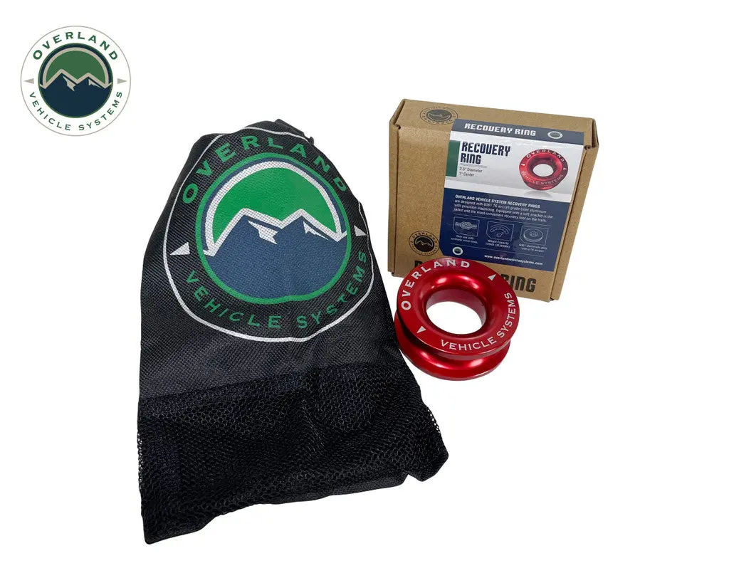 Recovery Ring 2.5" 10,000 Lb. Red With Storage Bag 19240005 1