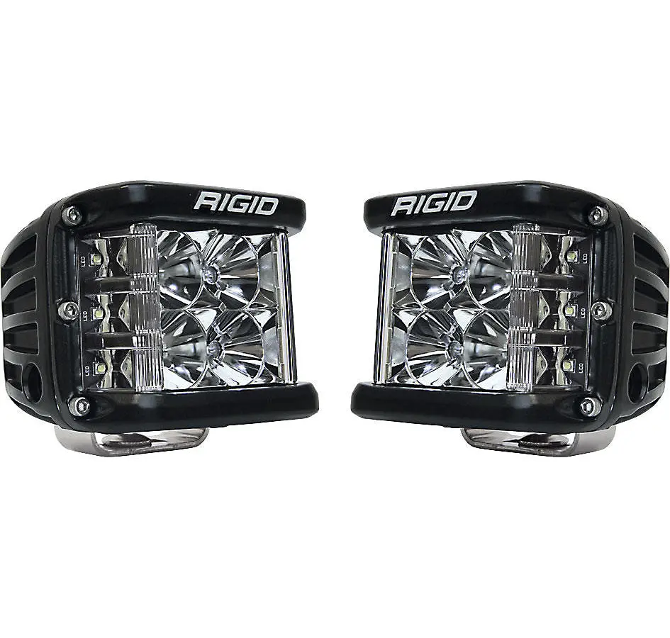 Rigid Industries D-Ss Pro Side Shooter Led Light Pair Black Flood 262113 1