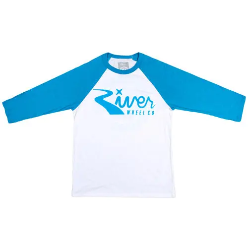 River Classic 3/4 Sleeve Shirt (Blue/White) 1