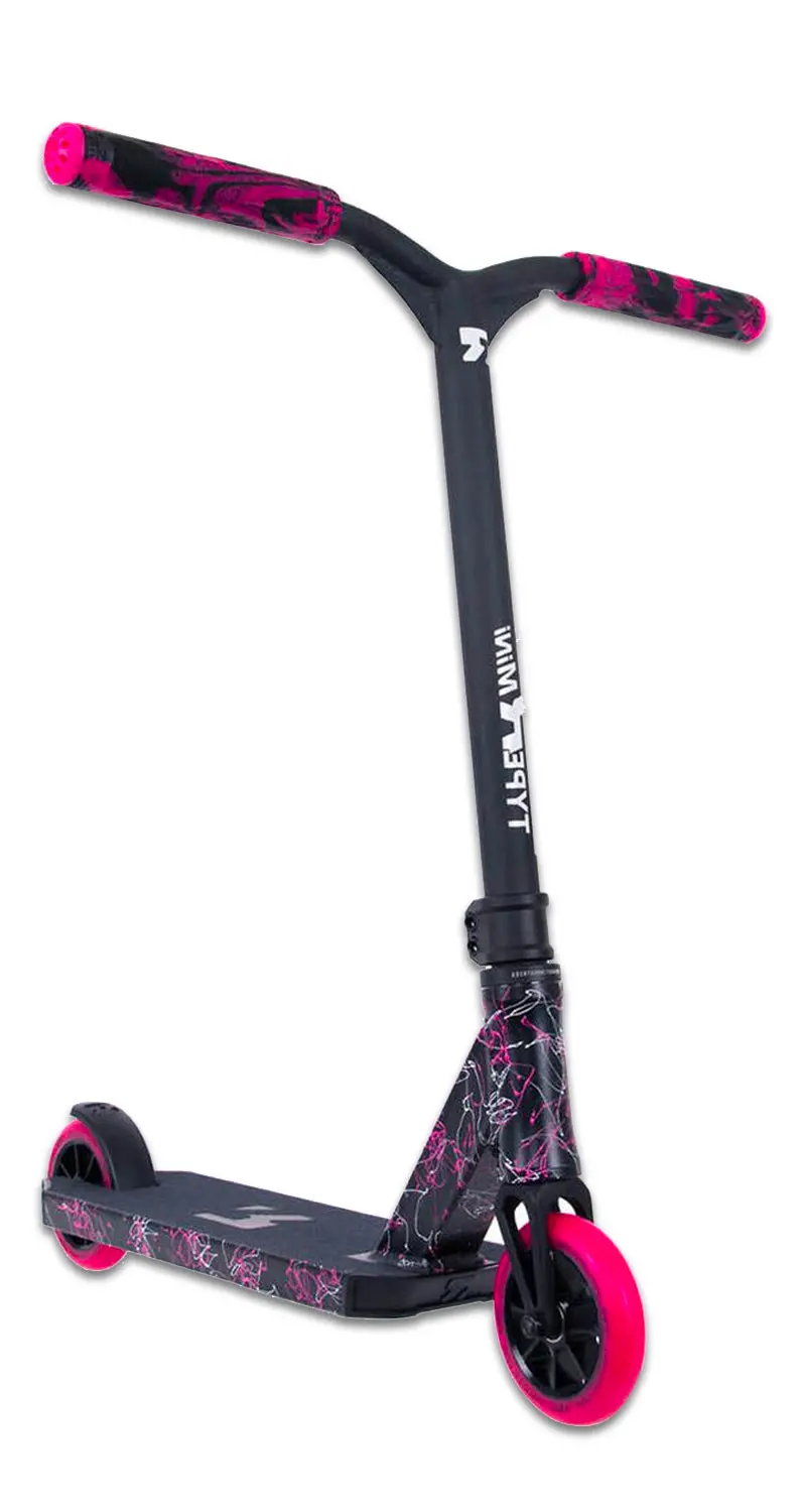 Root Industries Type R Mini Complete Scooter Pink Splatter 1