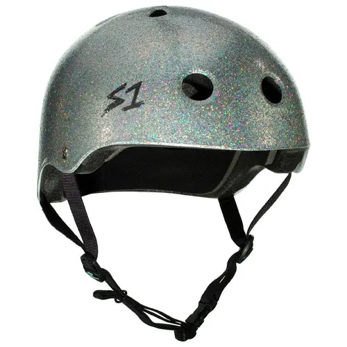 S1 Lifer Helmet Silver Gloss Glitter 1