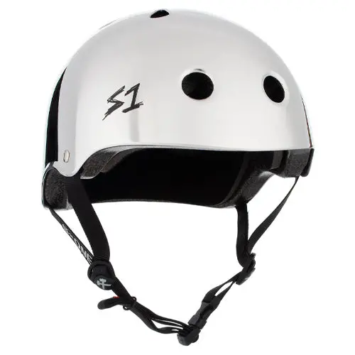S1 Lifer Helmet Silver Mirror Gloss 1