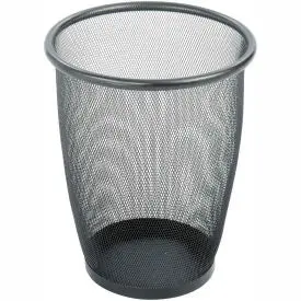 Safco® Mesh Round Wastebasket (Qty. 3), 5 Gallon - 9717Bl 1