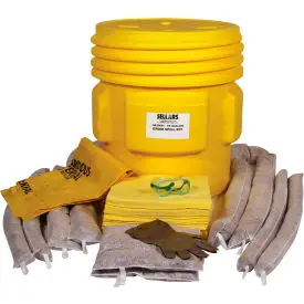 Eversoak® Hazmat 65 Gallon Drum Spill Kit, 86.5 Gallon Capacity, 1 Spill Kit/Case 1