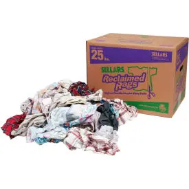 Reclaimed Rags - Flannel, 25 Lbs. 1
