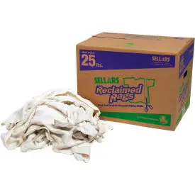 Reclaimed Rags - White Turkish Towel, 25 Lbs. 1